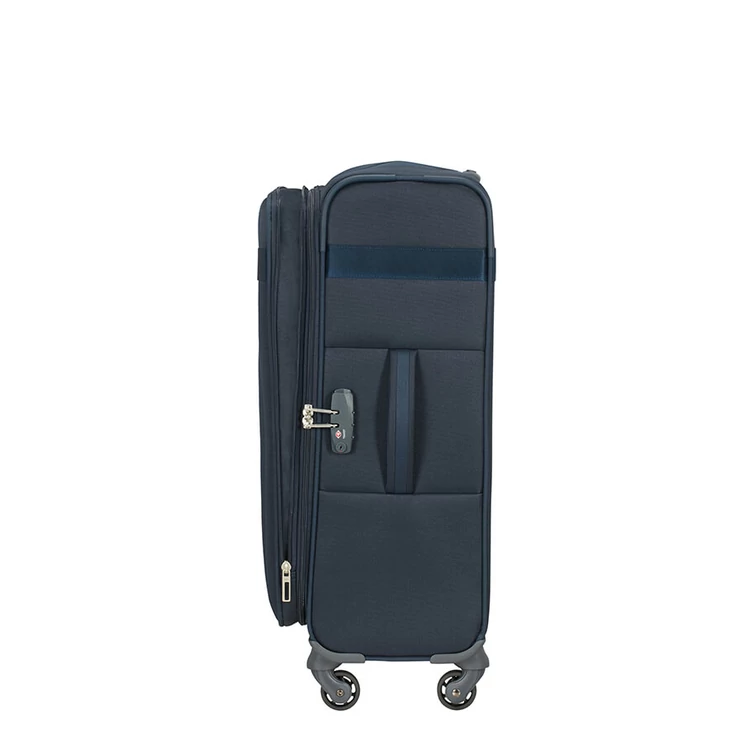 Samsonite Citybeat bővíthető spinner bőrönd közepes méret 66 cm