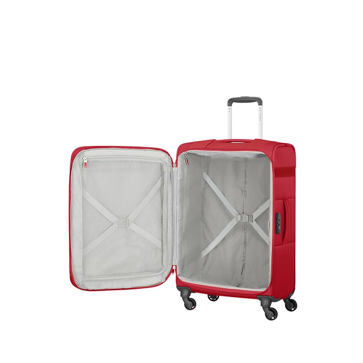 Samsonite Citybeat bővíthető spinner bőrönd közepes méret