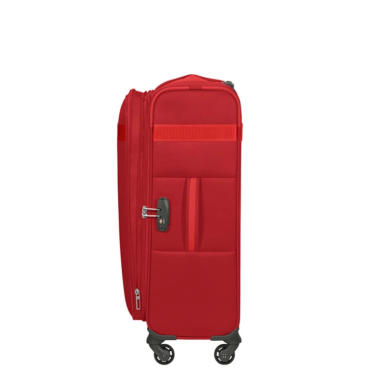 Samsonite Citybeat bővíthető spinner bőrönd közepes méret