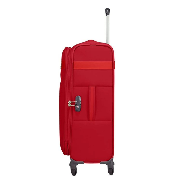 Samsonite Citybeat bővíthető spinner bőrönd közepes méret