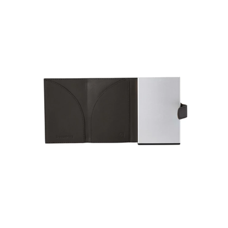 Samsonite ALU FIT pénztárca sötétbarna színben 133890 DarkBrown