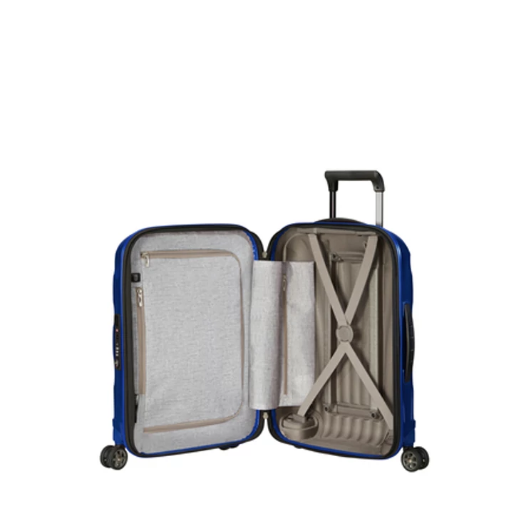 Samsonite C-Lite Spinner Kabinbőrönd 55 cm Bővíthető ajándék bőröndhuzattal