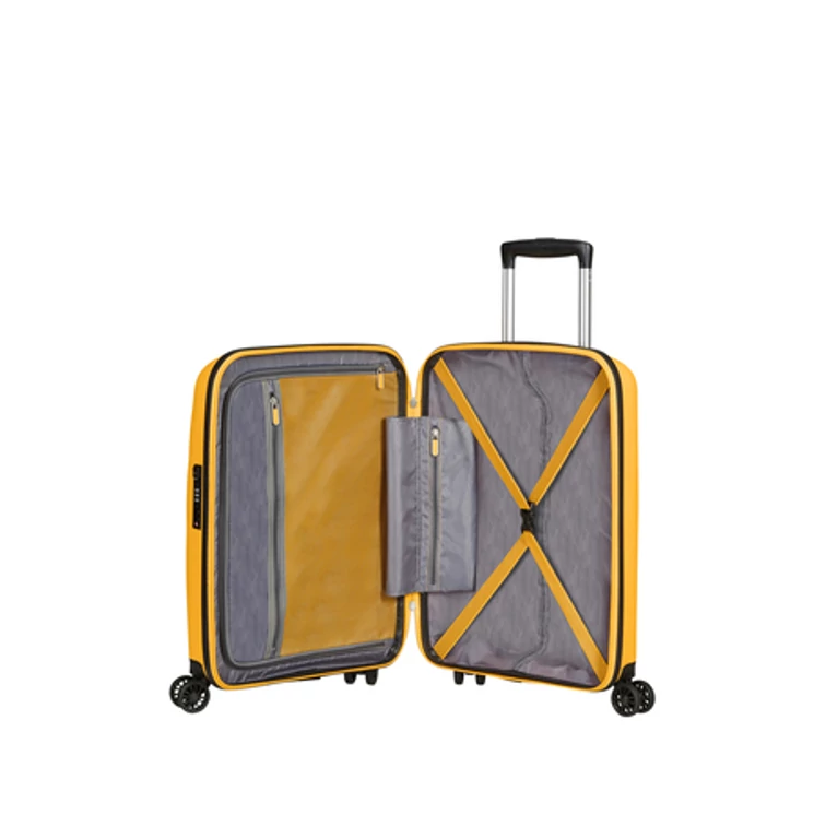 American Tourister Bon Air DLX Spinner Kabinbőrönd 55cm LightYellow