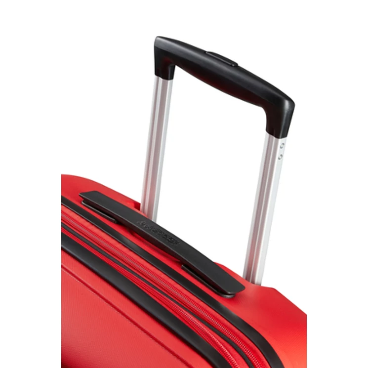 American Tourister Bon Air DLX Spinner Bővíthető Bőrönd 66cm MagmaRed