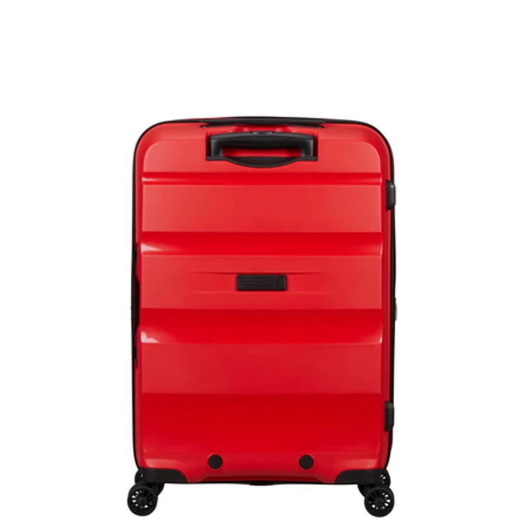 American Tourister Bon Air DLX Spinner Bővíthető Bőrönd 66cm MagmaRed