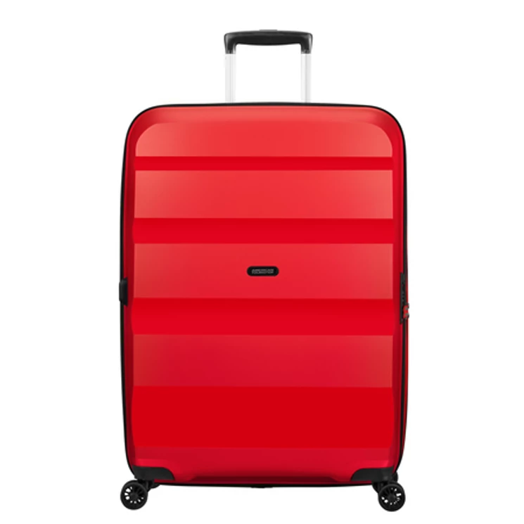 American Tourister Bon Air DLX Spinner Bővíthető Bőrönd 75cm MagmaRed