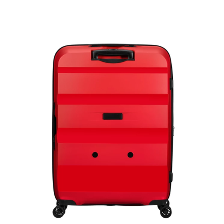 American Tourister Bon Air DLX Spinner Bővíthető Bőrönd 75cm MagmaRed