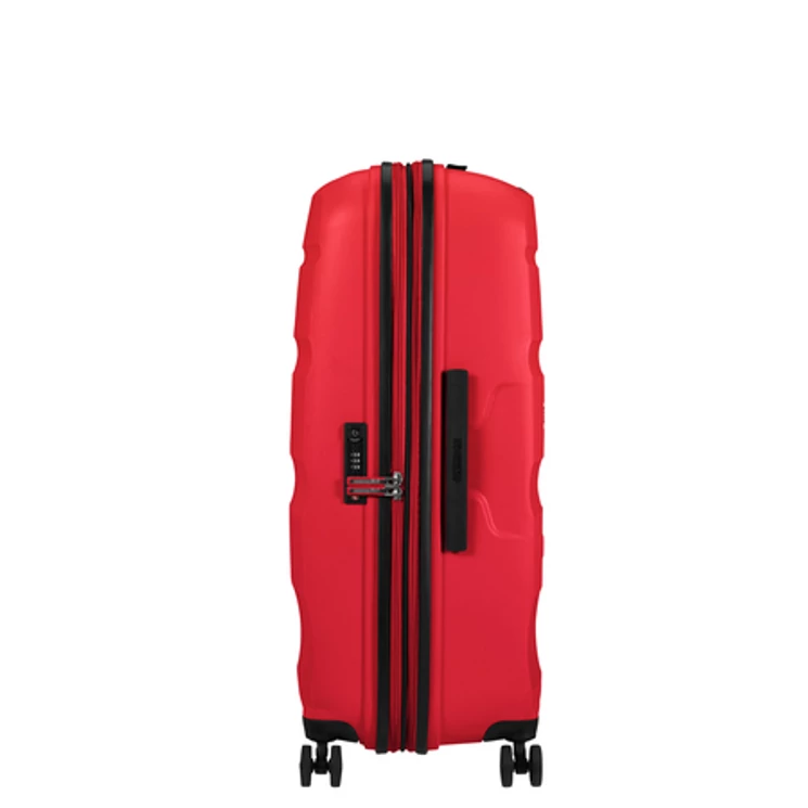 American Tourister Bon Air DLX Spinner Bővíthető Bőrönd 75cm MagmaRed