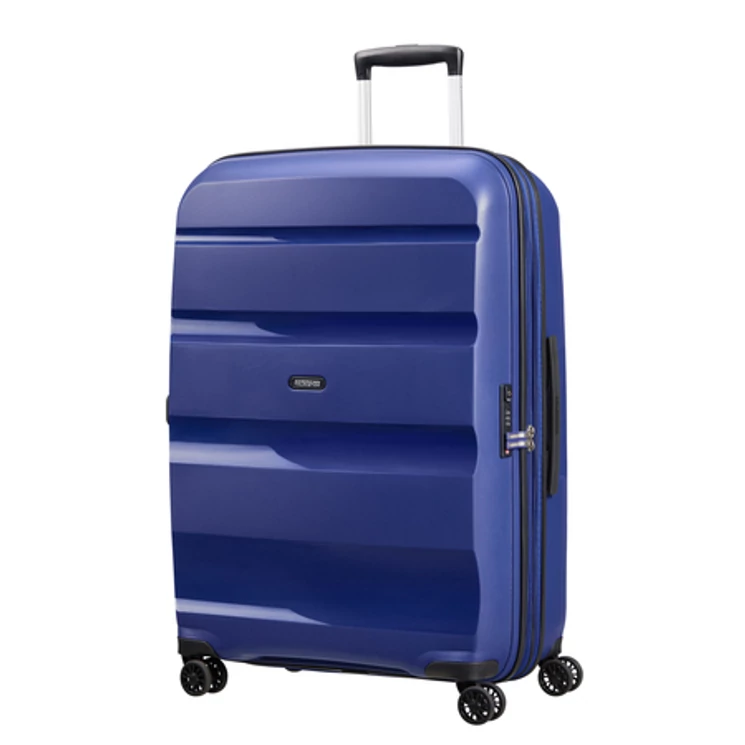 American Tourister Bon Air DLX Spinner Bővíthető Bőrönd 75cm MidnightNavy