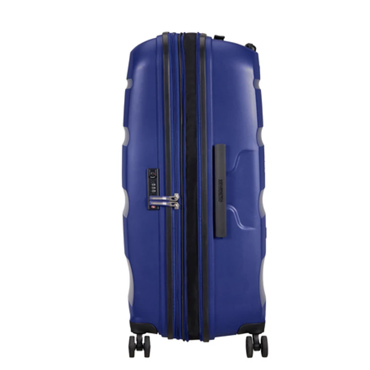 American Tourister Bon Air DLX Spinner Bővíthető Bőrönd 75cm MidnightNavy