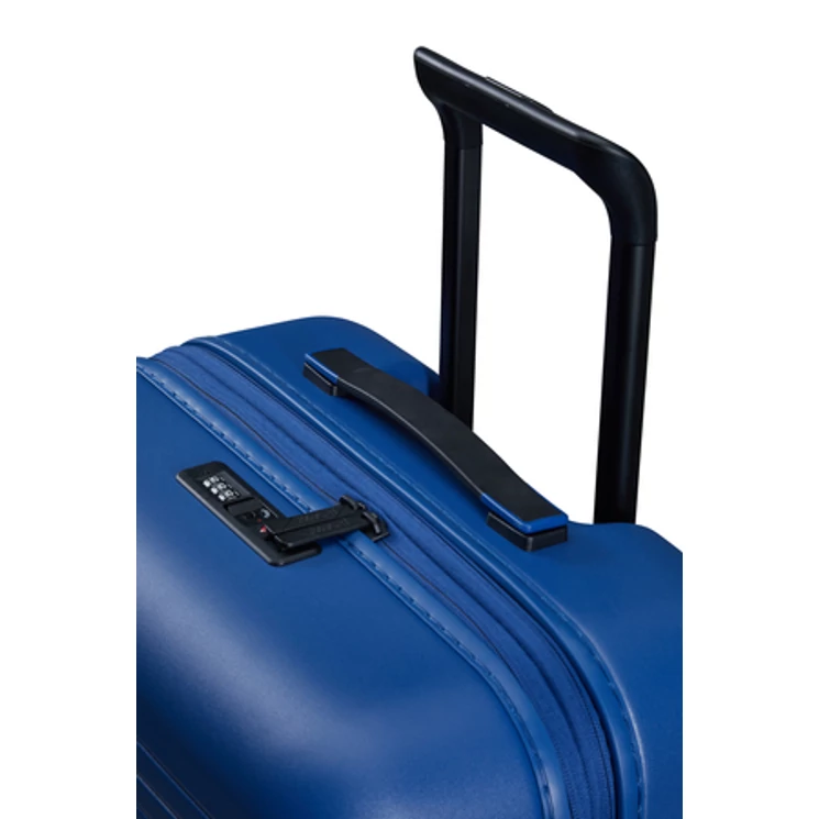 American Tourister Novastream bővíthető Spinner bőrönd 67 Sötétkék 3 év garancia