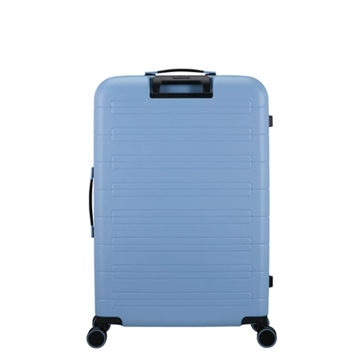 American Tourister Novastream bővíthető Spinner bőrönd 77 Világoskék 3 év garancia
