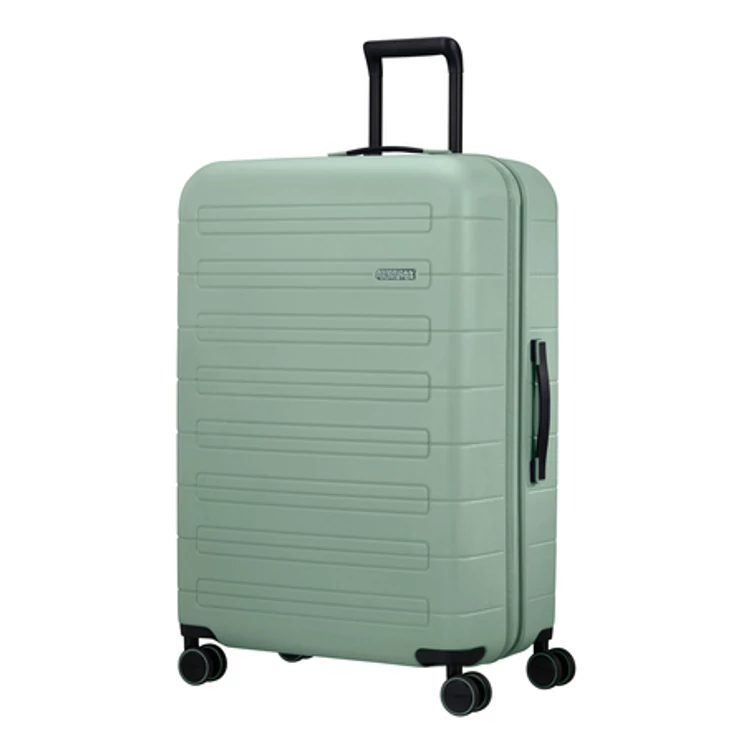 American Tourister Novastream bővíthető Spinner bőrönd 77 Zöld 3 év garancia