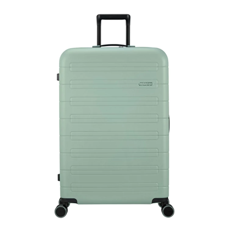 American Tourister Novastream bővíthető Spinner bőrönd 77 Zöld 3 év garancia
