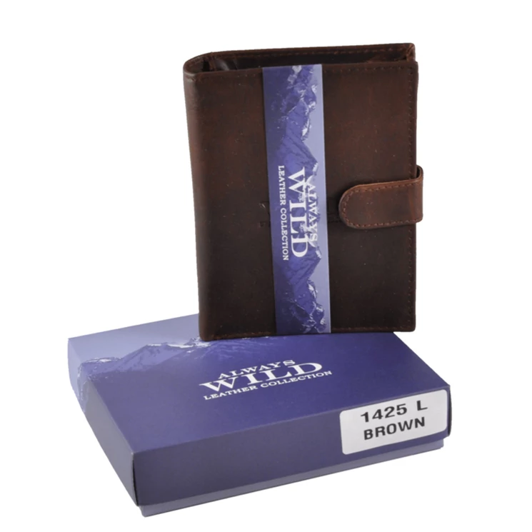 Always Wild férfi bőr pénztárca barna színben 14251 Brown