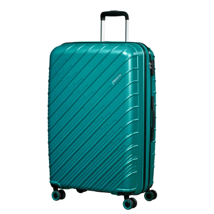 American Tourister SpeedStar Spinner Bővíthető Bőrönd 77cm DeepTurquoise 3 év garancia