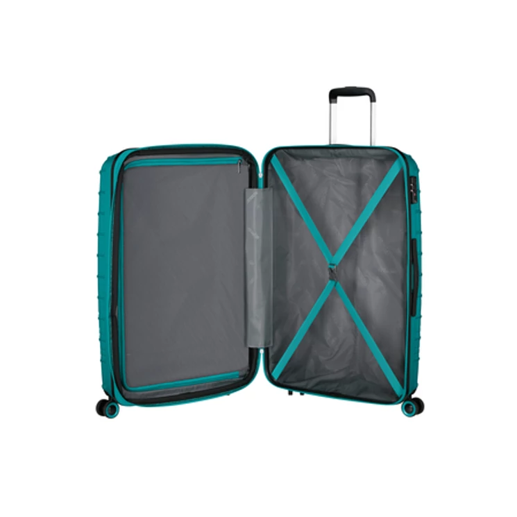 American Tourister SpeedStar Spinner Bővíthető Bőrönd 77cm DeepTurquoise 3 év garancia