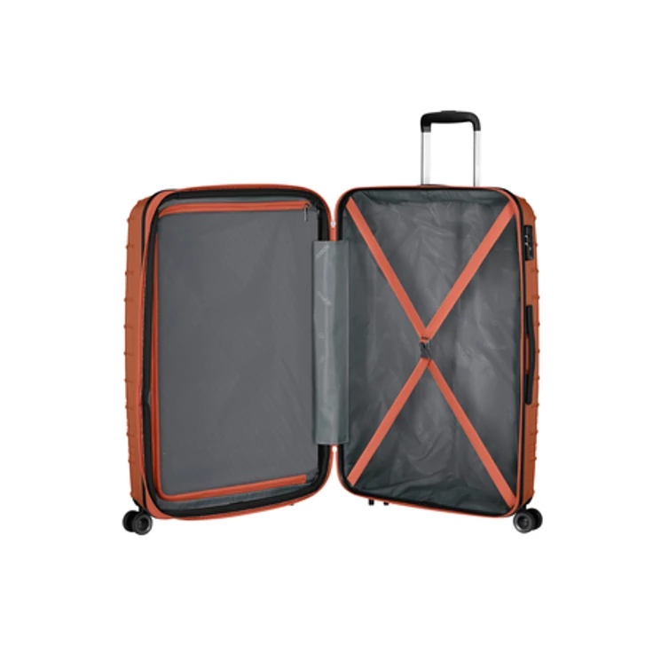 American Tourister SpeedStar Spinner Bővíthető Bőrönd 77cm CopperOrange 3 év garancia