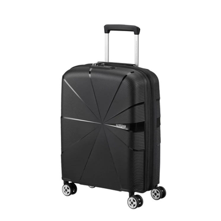 American Tourister Starvibe Spinner Kabinbőrönd 55cm Black 3 év garancia