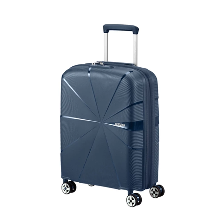 American Tourister Starvibe Spinner Kabinbőrönd 55cm Navy 3 év garancia