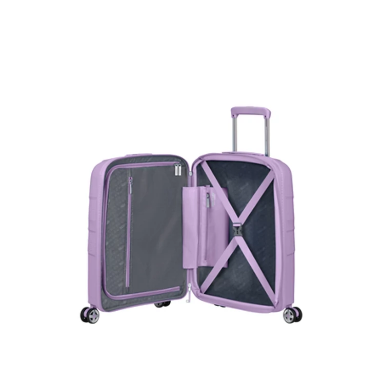 American Tourister Starvibe Spinner Kabinbőrönd 55cm Lavender 3 év garancia