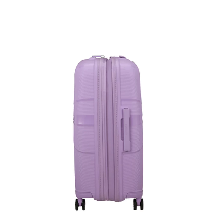 American Tourister Starvibe Spinner Bővíthető Bőrönd 67cm Lavender 3 év garancia