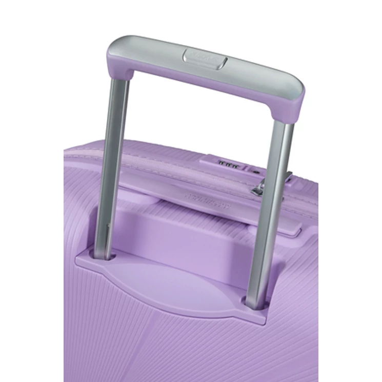 American Tourister Starvibe Spinner Bővíthető Bőrönd 67cm Lavender 3 év garancia