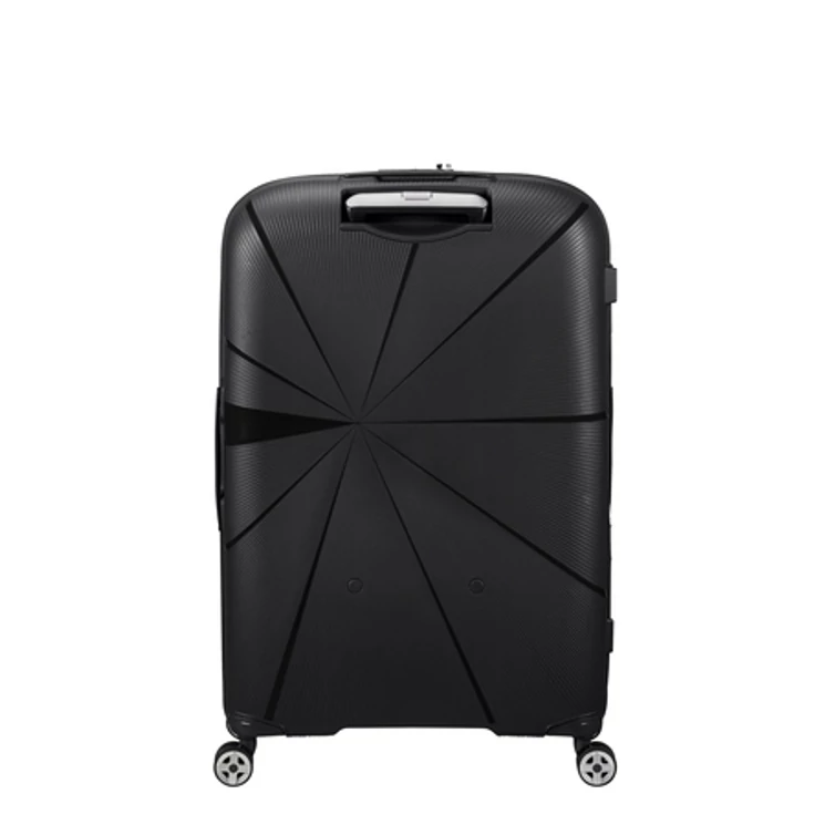 American Tourister Starvibe Spinner Bővíthető Bőrönd 77cm Black 3 év garancia