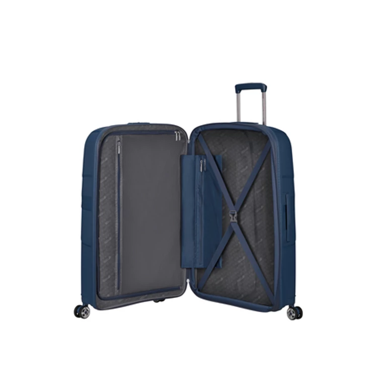 American Tourister Starvibe Spinner Bővíthető Bőrönd 77cm Navy 3 év garancia