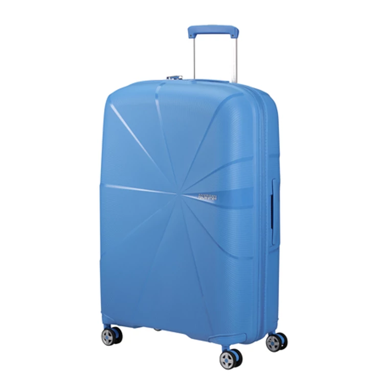 American Tourister Starvibe Spinner Bővíthető Bőrönd 77cm Blue 3 év garancia