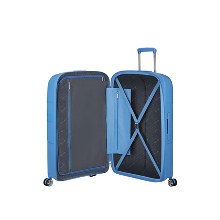 American Tourister Starvibe Spinner Bővíthető Bőrönd 77cm Blue 3 év garancia