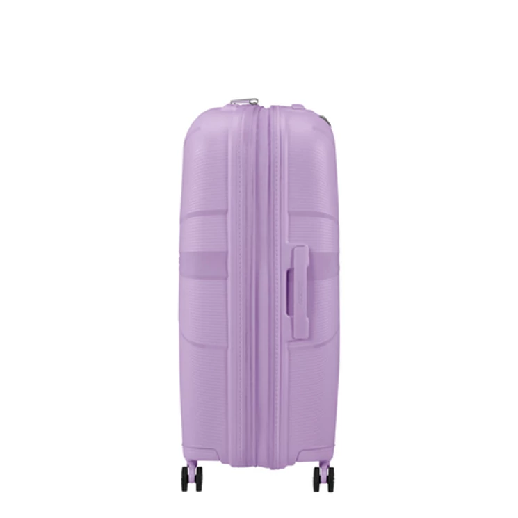 American Tourister Starvibe Spinner Bővíthető Bőrönd 77cm Lavender 3 év garancia
