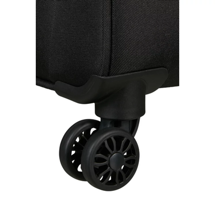 American Tourister Pulsonic Spinner Bővíthető Kabinbőrönd 55cm AsphaltBlack