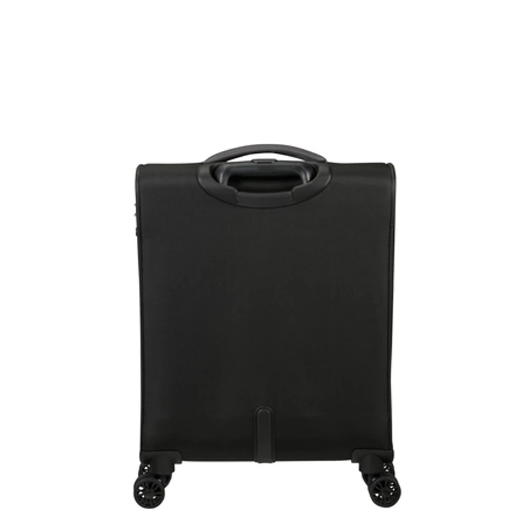 American Tourister Pulsonic Spinner Bővíthető Kabinbőrönd 55cm AsphaltBlack