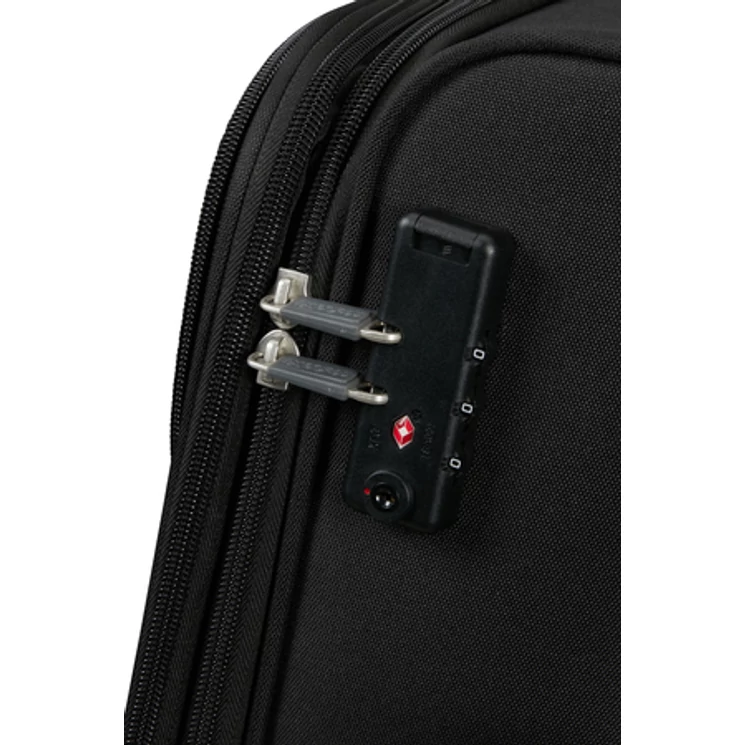 American Tourister Pulsonic Spinner Bővíthető Kabinbőrönd 55cm AsphaltBlack
