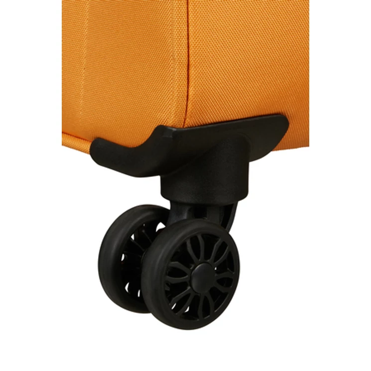 American Tourister Pulsonic Spinner Bővíthető Kabinbőrönd 55cm SunsetYellow