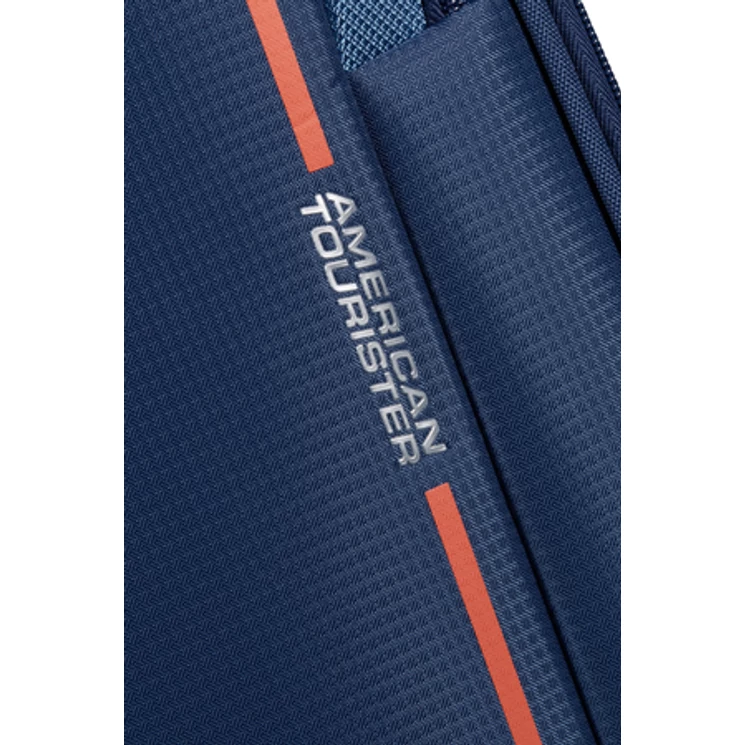 American Tourister Pulsonic Spinner Bővíthető Kabinbőrönd 55cm CombatNavy
