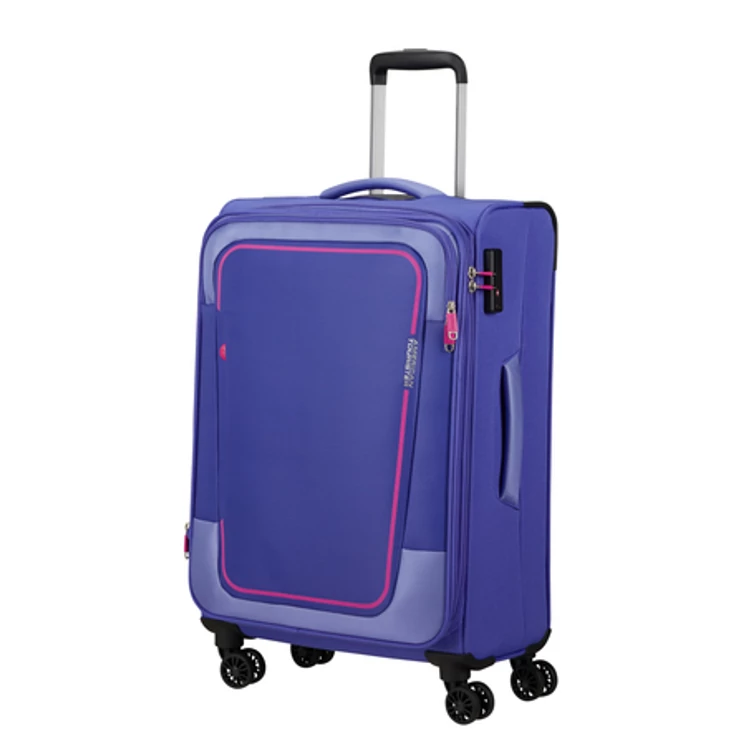 American Tourister Pulsonic Spinner Bőrönd 68cm SoftLilac