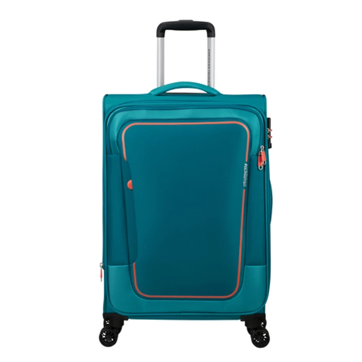 American Tourister Pulsonic Spinner Bőrönd 68cm StoneTeal