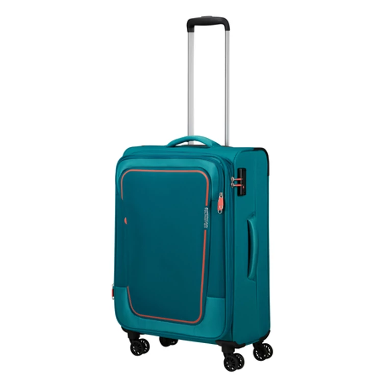 American Tourister Pulsonic Spinner Bőrönd 68cm StoneTeal