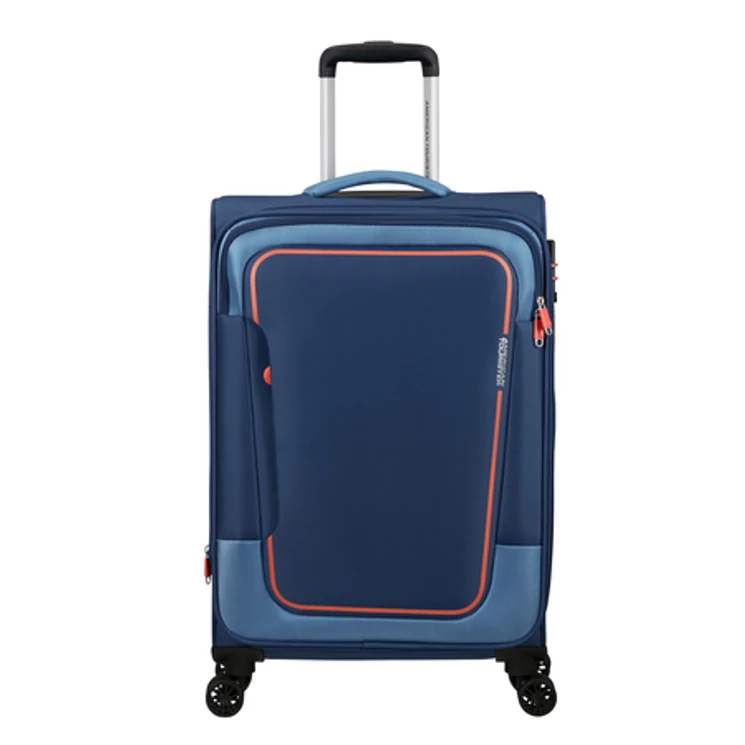 American Tourister Pulsonic Spinner Bőrönd 68cm CombatNavy