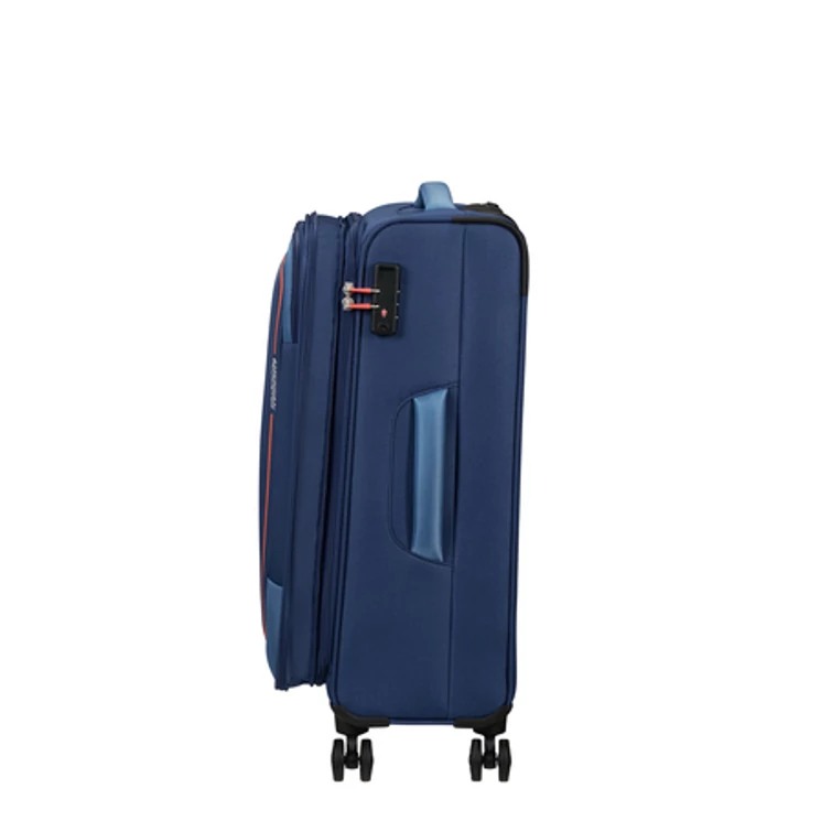 American Tourister Pulsonic Spinner Bőrönd 68cm CombatNavy