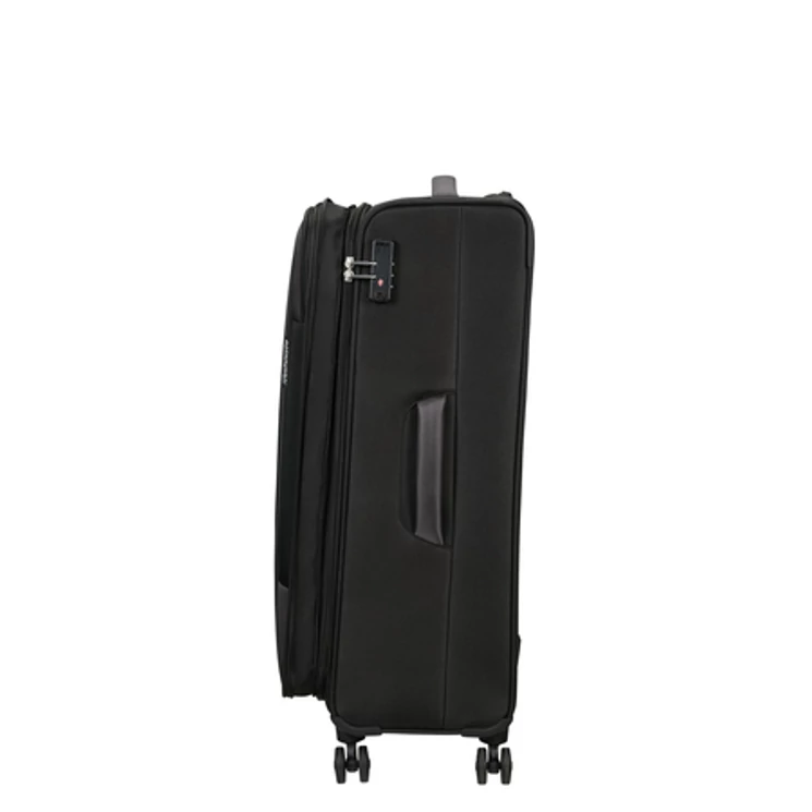American Tourister Pulsonic Spinner Bőrönd 81cm AsphaltBlack