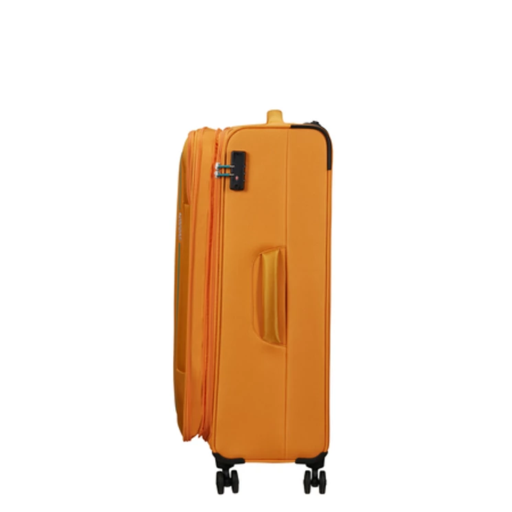 American Tourister Pulsonic Spinner Bőrönd 81cm SunsetYellow