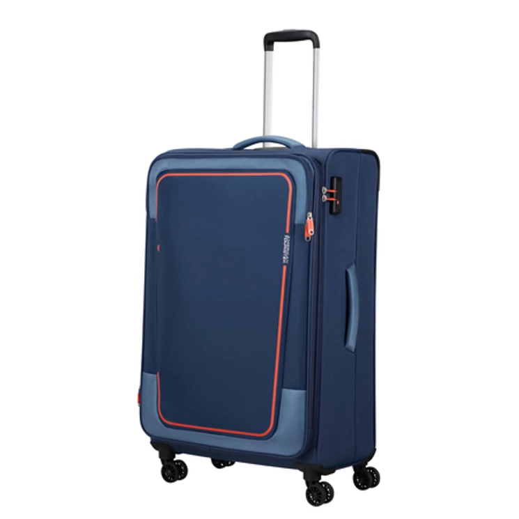 American Tourister Pulsonic Spinner Bőrönd 81cm CombatNavy