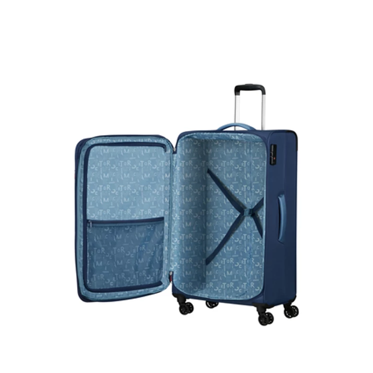 American Tourister Pulsonic Spinner Bőrönd 81cm CombatNavy