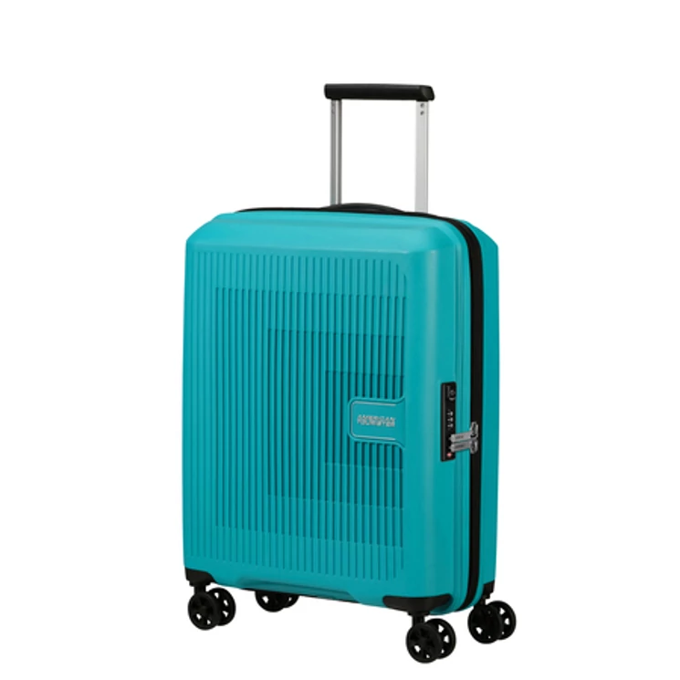 American Tourister Aerostep Spinner Kabinbőrönd 55cm Turquoise 3 év garancia