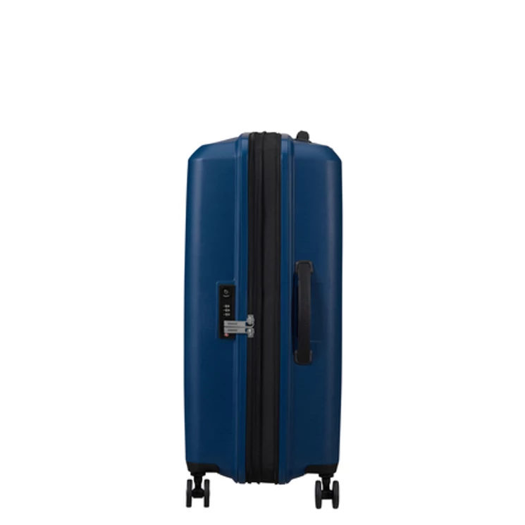 American Tourister Aerostep Spinner Bővíthető Bőrönd 67cm Navy 3 év garancia