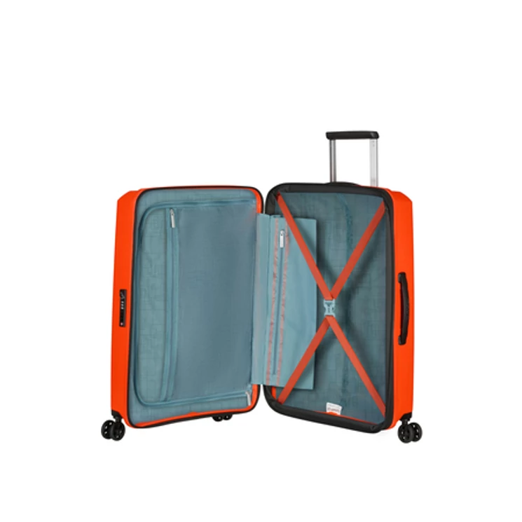 American Tourister Aerostep Spinner Bővíthető Bőrönd 67cm Narancs 3 év garancia
