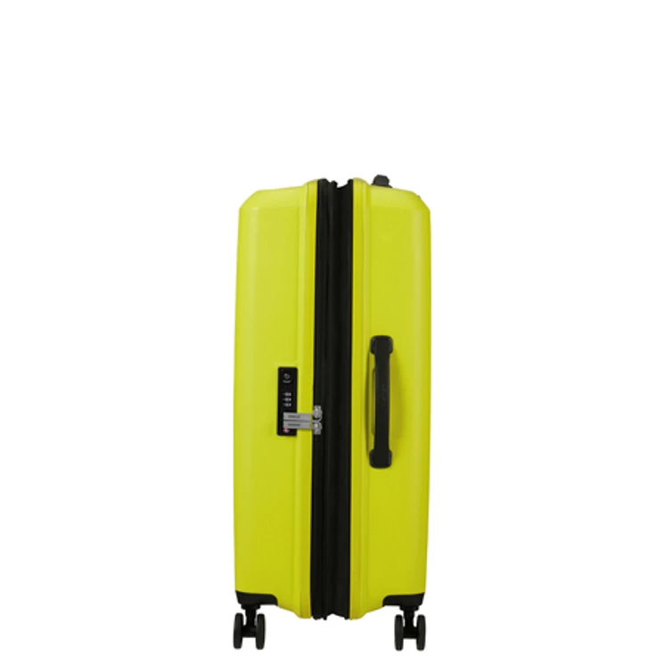 American Tourister Aerostep Spinner Bővíthető Bőrönd 67cm Lime 3 év garancia